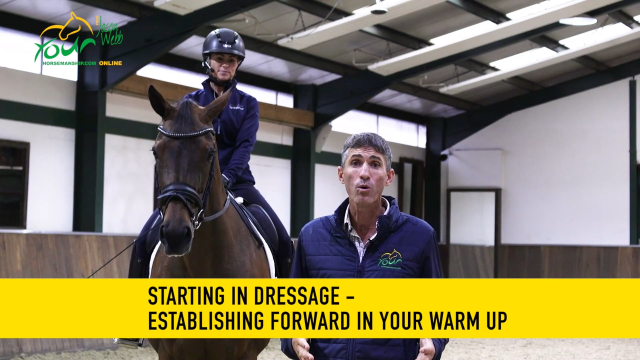 Starting in Dressage Establishing Forwards with Sarah Rogers