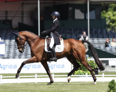 Talking through a Badminton Dressage Test
